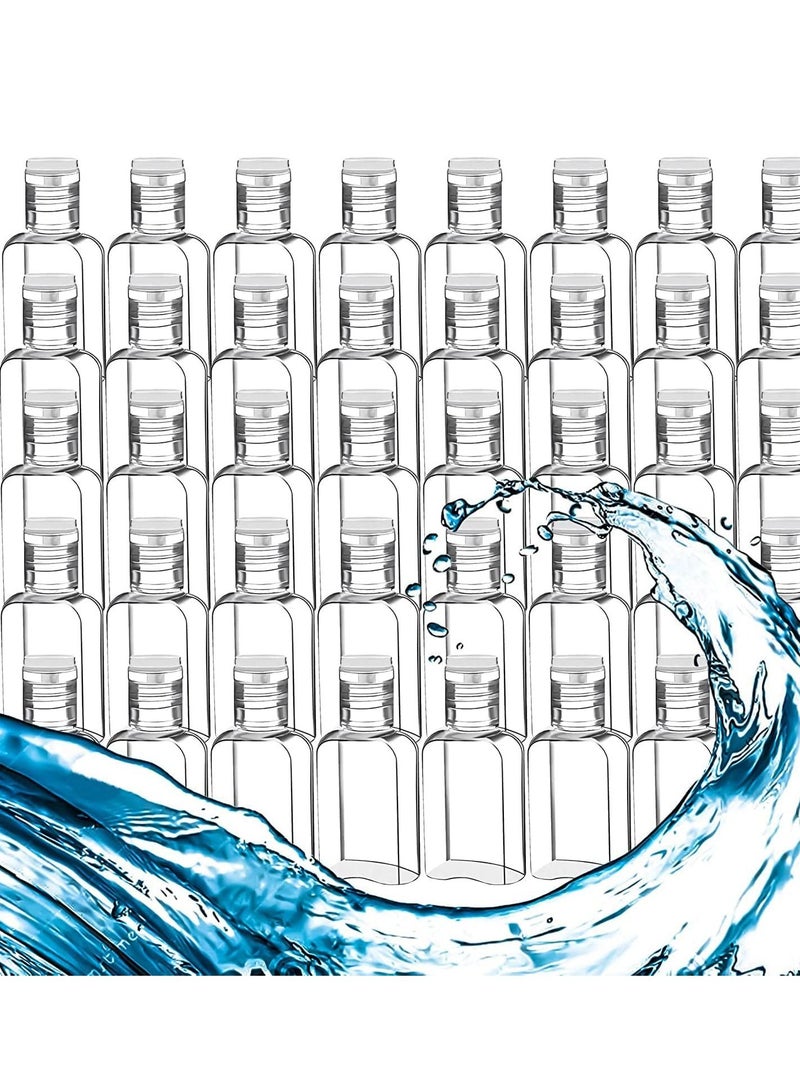 SYOSI Empty Clear Plastic Travel Bottles 30 Pieces 1oz Containers Portable with Flip Cap Refillable Reusable Squeezable Toiletry Cosmetic  - Image 3