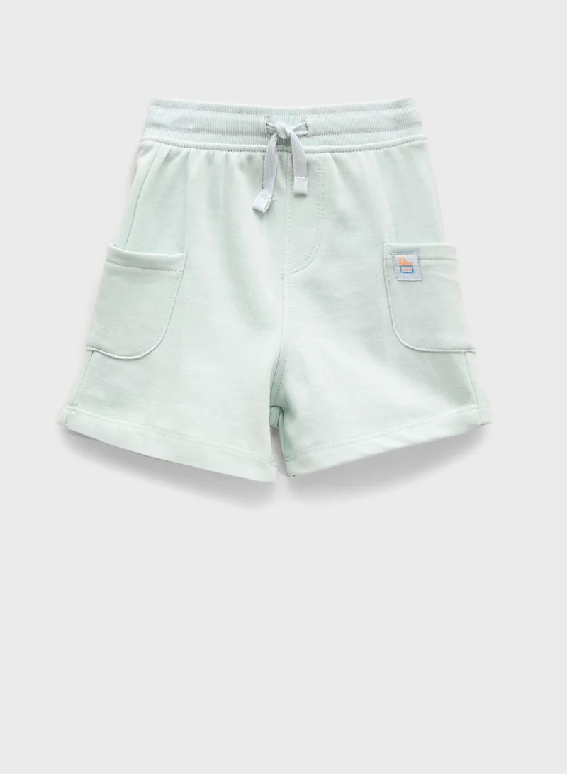 Ripples Round Neck T-shirt & Shorts Sets