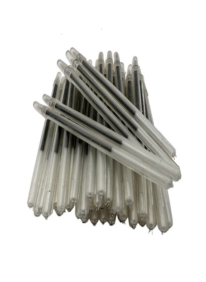 كومفرت أكسيس عبوة من 24 قلمًا شفافًا مرنًا دائري الشكل مقاس 4 بوصات مع غطاء للكتابة المريحة (أزرق) - Image 2