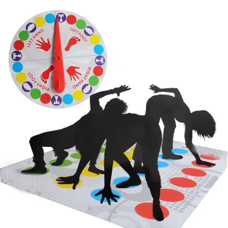 * Yisha * twister game Friends Twister Family Party Game Multiplayer Interactive Party Toy(OPP bag) - Image 3