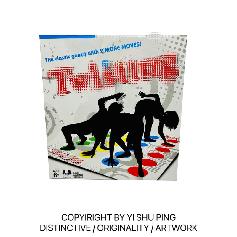 * Yisha * twister game Friends Twister Family Party Game Multiplayer Interactive Party Toy(OPP bag) - Image 2