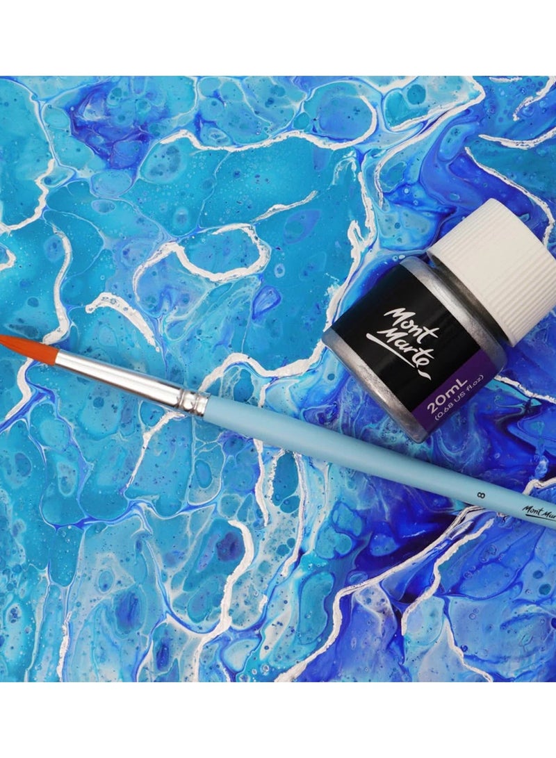 Mont Marte Premium Silver Foil Paint 20ml Content - Image 4