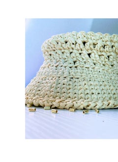 Braided Raffia Summer Beach Beige Bucket Hat - pzsku/Z447C978B0412538A6ECDZ/45/_/1694901756/0997b9a7-c530-446c-b3e2-633c0f4c6453