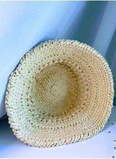 Braided Raffia Summer Beach Beige Bucket Hat - pzsku/Z447C978B0412538A6ECDZ/45/_/1694901766/3f4f1d59-bb48-4f27-ab64-9977c376dd4a