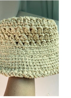 Braided Raffia Summer Beach Beige Bucket Hat - pzsku/Z447C978B0412538A6ECDZ/45/_/1694901922/a704d16a-a44d-48ec-9e7e-6535e1b78040