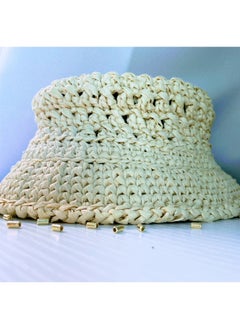 Braided Raffia Summer Beach Beige Bucket Hat - pzsku/Z447C978B0412538A6ECDZ/45/_/1705442706/795caf88-9a3c-477a-ad19-3ffef3c6f45f