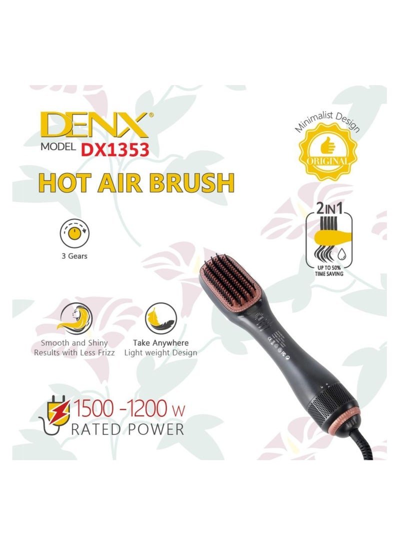 Denx 2-in-1 Hair Dryer And Styler For A Stunning And Radiant Hair Appearance With A Power Of 1200-1500 Watts - From Denx - Image 4