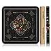 Deyimmei Neoprene Mahjong Mat for Table 315x315 NonSlip Noise Reduction Cover with Storage Pockets American Rules CreaseFree Rolled Shipping Wildflower Fantasy - Image 2