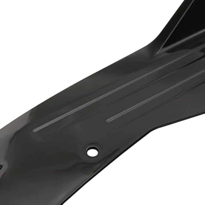 KIMISS Universal Rear Bumper Lip Splitter for Cars, Black Side Fins Body Spoiler Chin Skirt Protector, Carbon Fiber Design Splitter Diffuser - Image 2