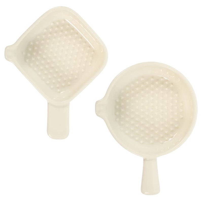 Ceramic Sauce Dishes 2pcs 6 Inch Dipping Bowls For Condiments And Seasonings - Image 2