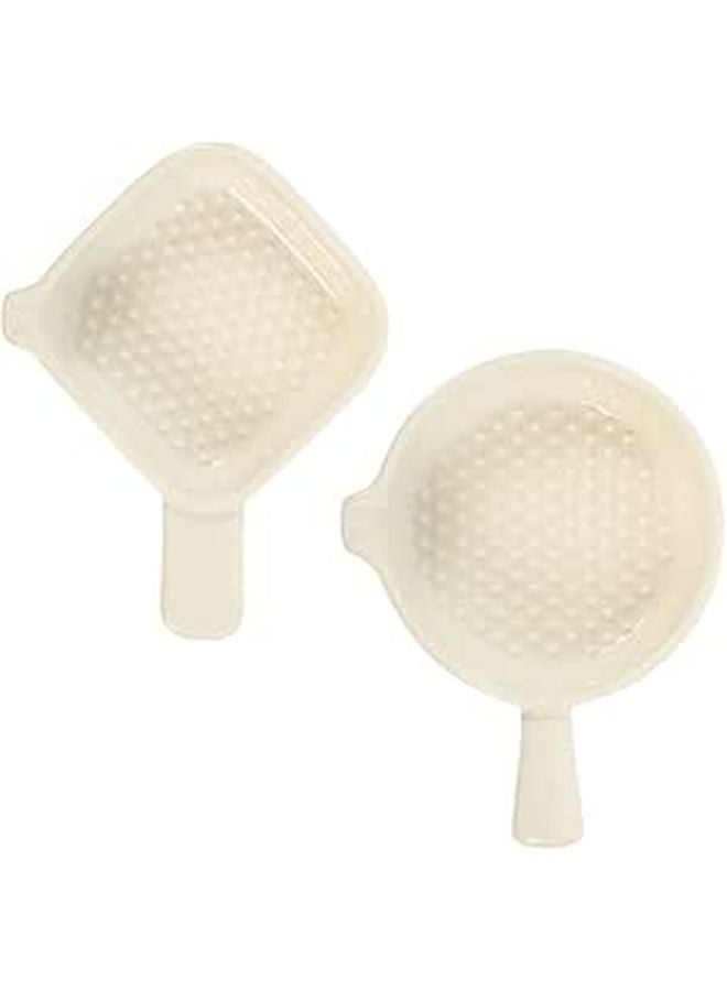 Ceramic Sauce Dishes 2pcs 6 Inch Dipping Bowls For Condiments And Seasonings - Image 1