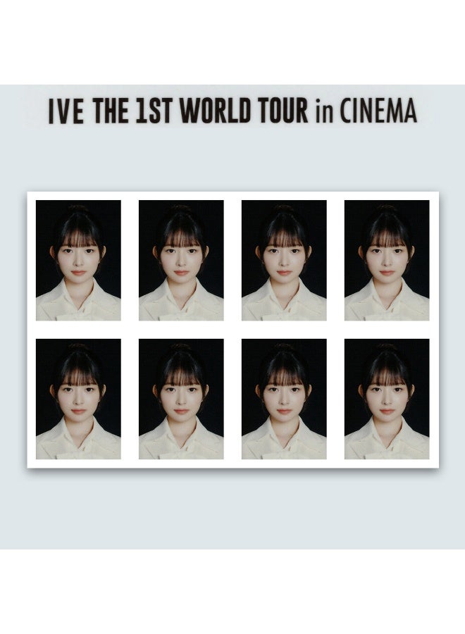 NIBEMINENT 8 Pcs Kpop IVE - REI WORLD TOUR In CINEMA ID PHOTO Lomo Cards Card For Fans Collection Gifts - Image 1