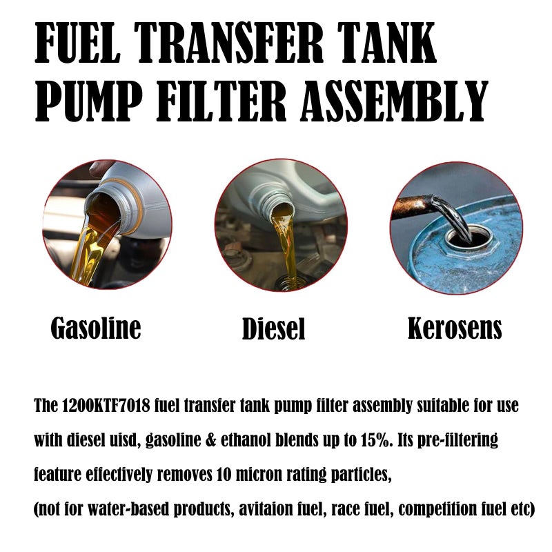 LTZLL 1200KTF7018 Fuel Filter 10 Micron 3/4" 18GPM 50PSI 10Micron Fuel Filtration F1810PM0 1200KTG9075 Fill-Rit Grainger FR112 FR1210G FR610G Fuel Transfer Tank Pump Diesel Gasoline Fuel Filters Assembly - Image 5
