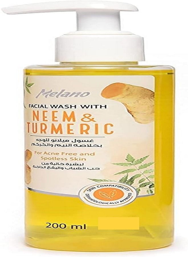 Melano Pharma غسول وجه ميلانو مع النيم والكركم - Image 2