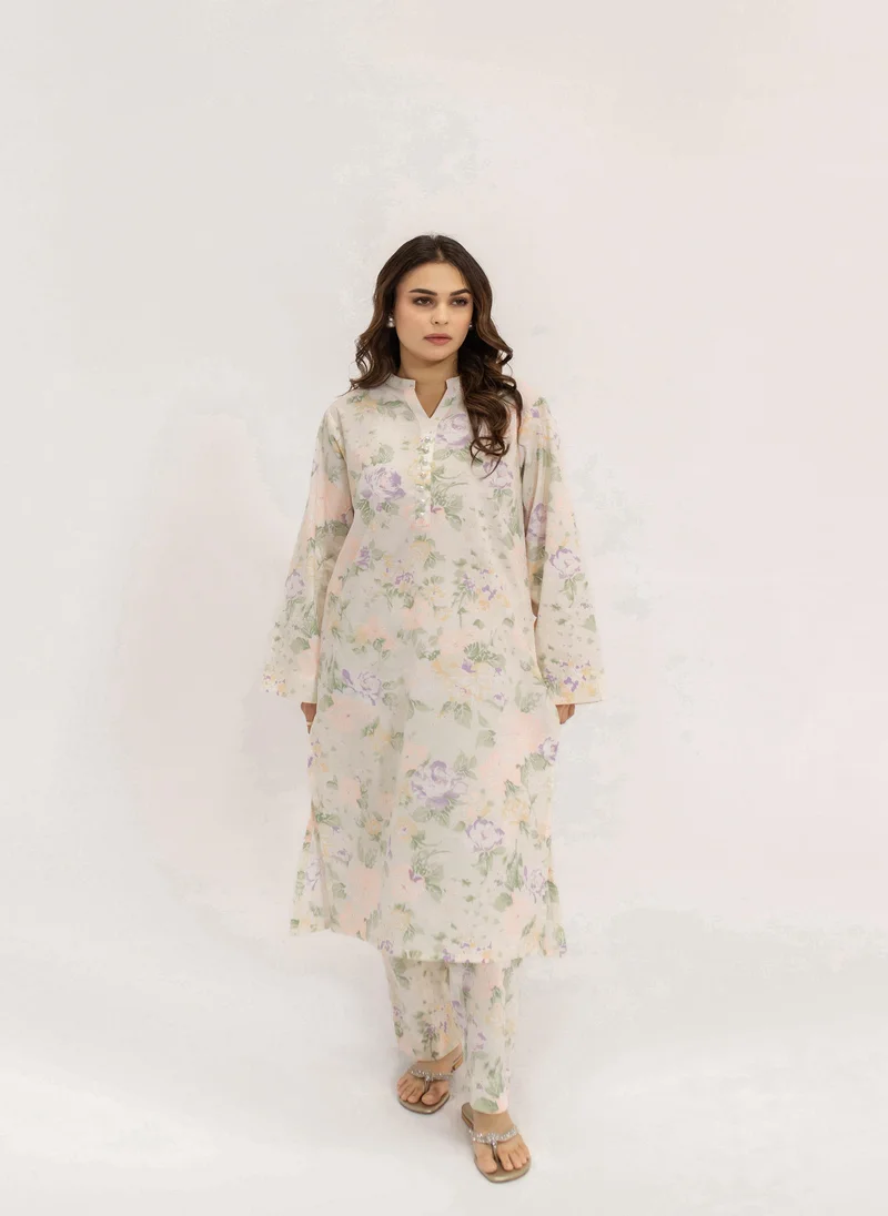 Hassal Floral Printed Suit