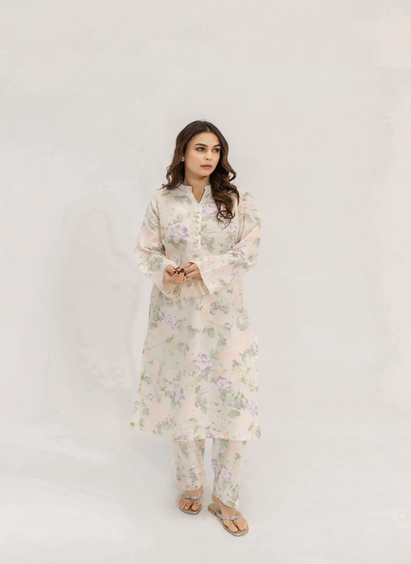 Hassal Floral Printed Suit