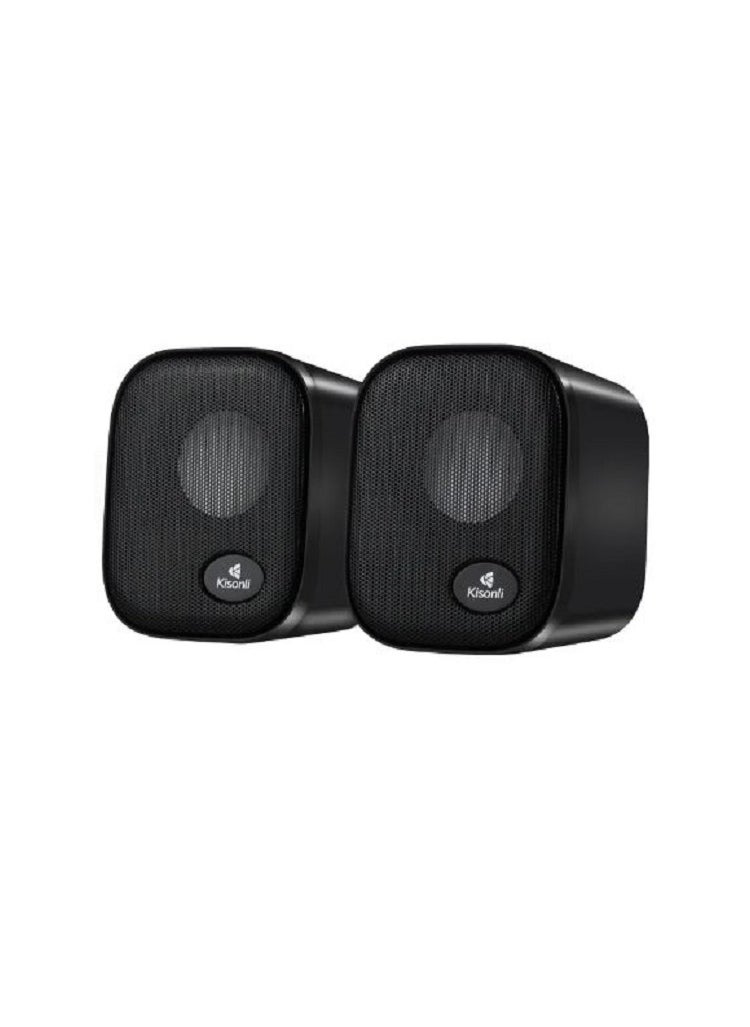 Kisonli Kisonli KS-10 2 inch real sound small usb speakers  - Image 1