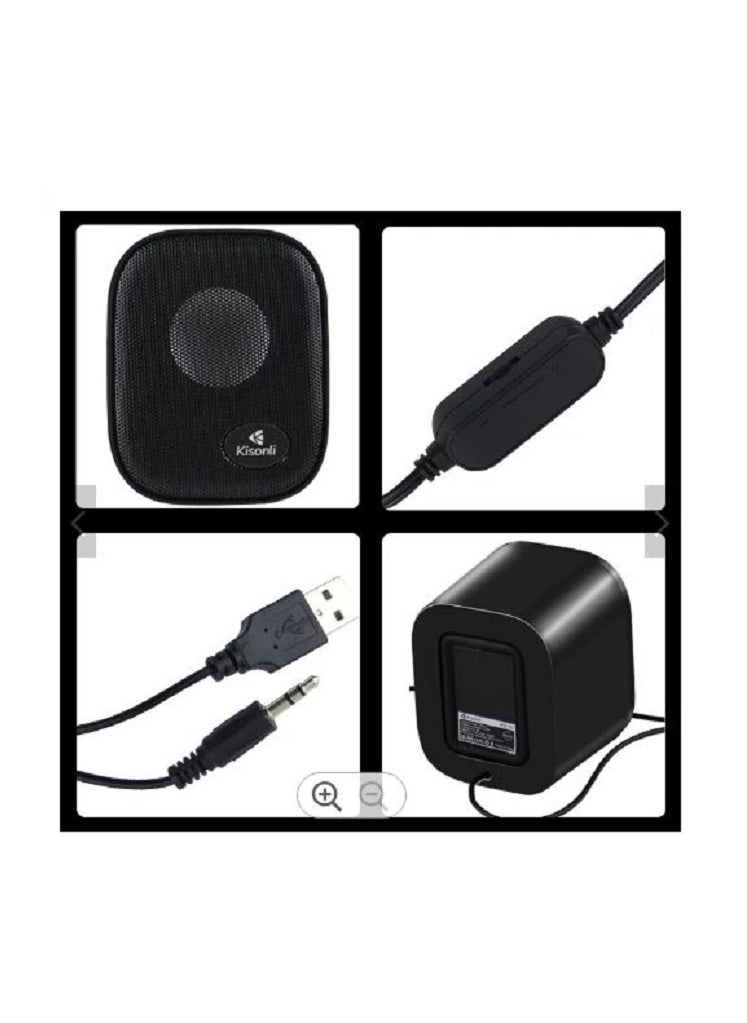 Kisonli Kisonli KS-10 2 inch real sound small usb speakers  - Image 3