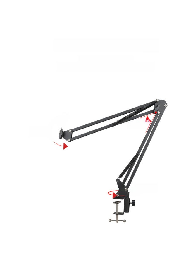 Mobile Phone Camera 4 Points A Nb35 Cantilever Bracket Connected To The Tremolo Live Chat Monitoring Microphone 1/4 Bracket-Color:1/4 Bracket + PTZ Mobile Phone Clip + Fill Light - Image 5