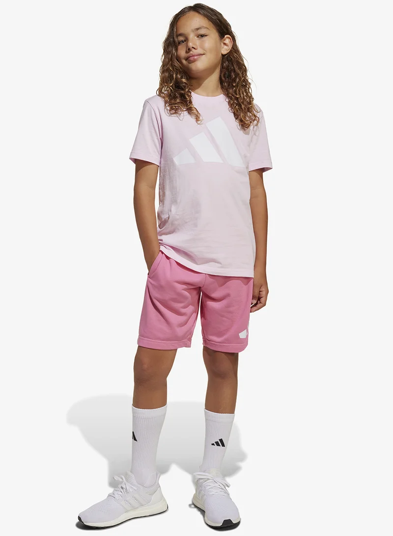 adidas طقم تيشيرت أساسي للشباب