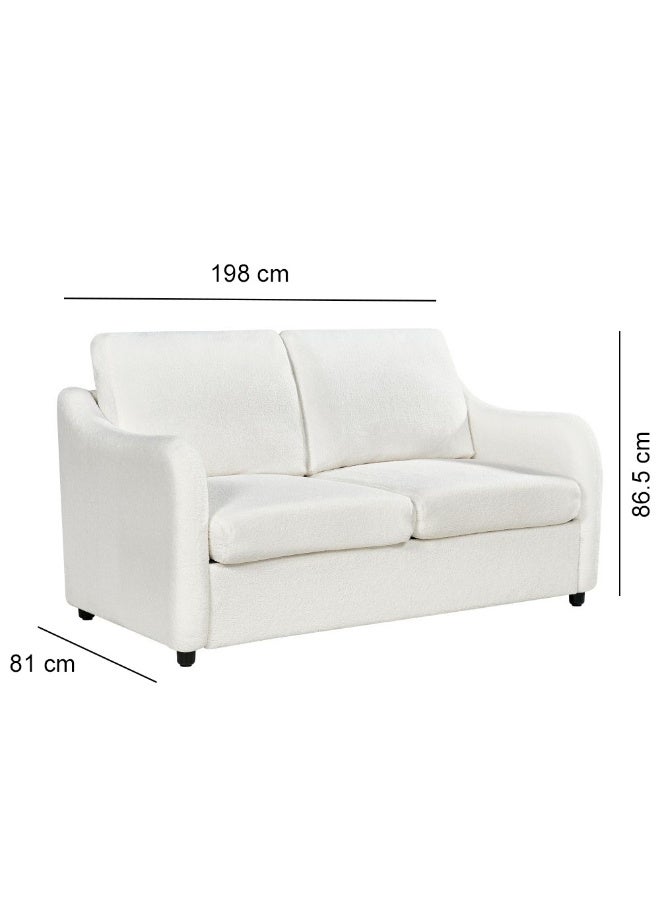 Baytonia Arabellay 3-Piece Sofa Set - White - Image 4