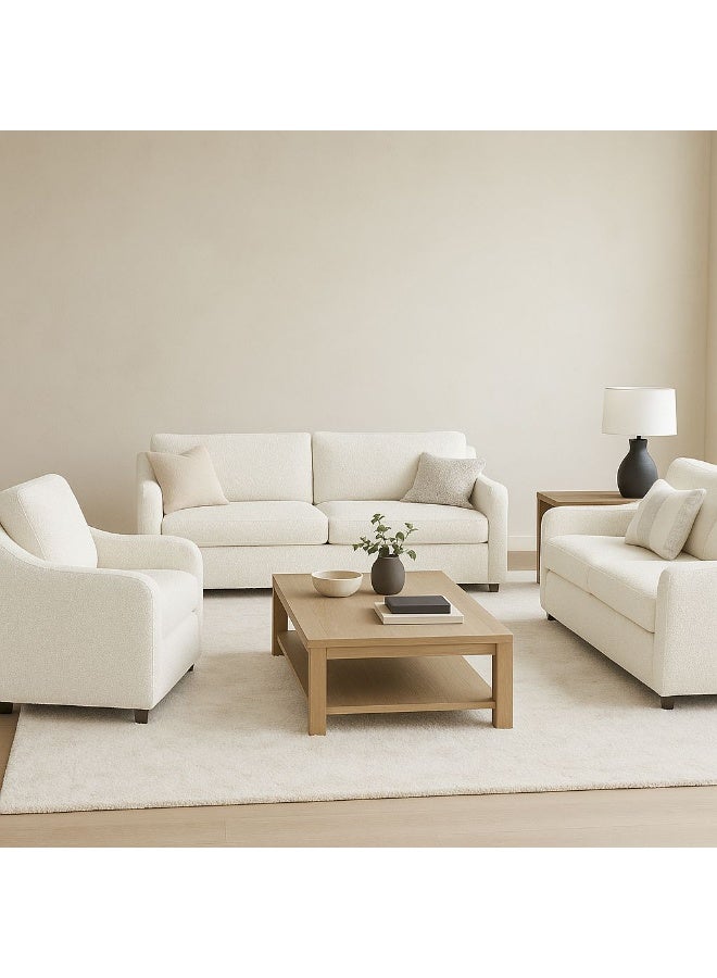 Baytonia Arabellay 3-Piece Sofa Set - White - Image 3