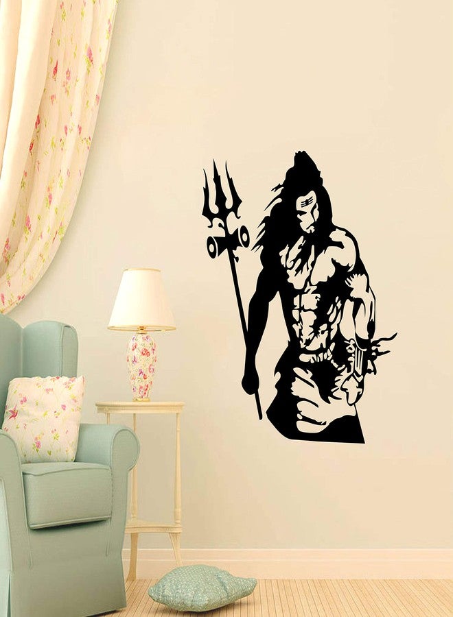 Sticker Yard Decoration Wall Stickers| Wall Sticker for Living Room -Bedroom - Office - Kids Room - Hall - Home Décor| Lord Shiva Wall Sticker & Decal Vinyl Sticker - Image 2
