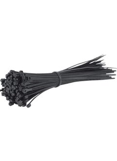 ART IFACT ART IFACT 100 Pieces of 10 inch Nylon Self Locking Cable Ties with Teeth Grip Black 250 mm x 36 mm Heavy Duty Strong Zip Wire Fastener Organizer Tie  - Image 1