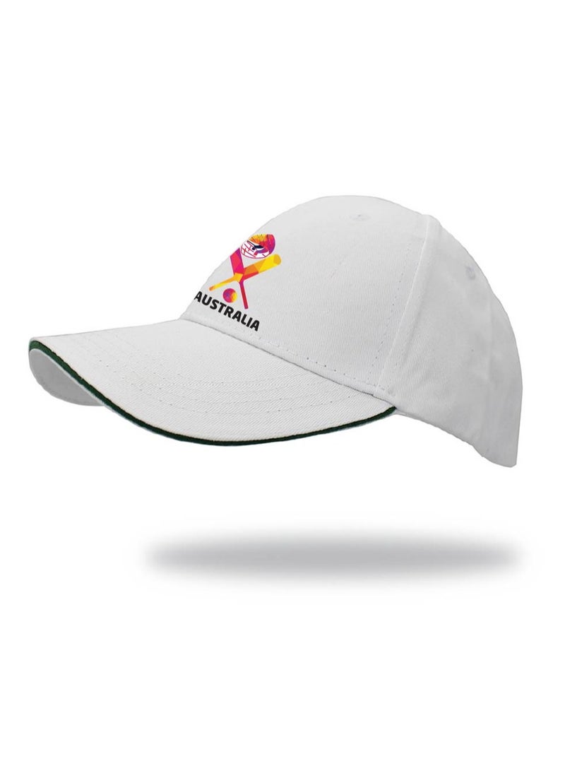 Australia Sports Fans Cricket Cap-Metal Adjustable Buckle Closure Cap For Men And Women-Australia Sports Cricket Caps For Fans-Unisex Cricket Cap For Cricket Matches-Ideal For Everyday Wear  - Image 4