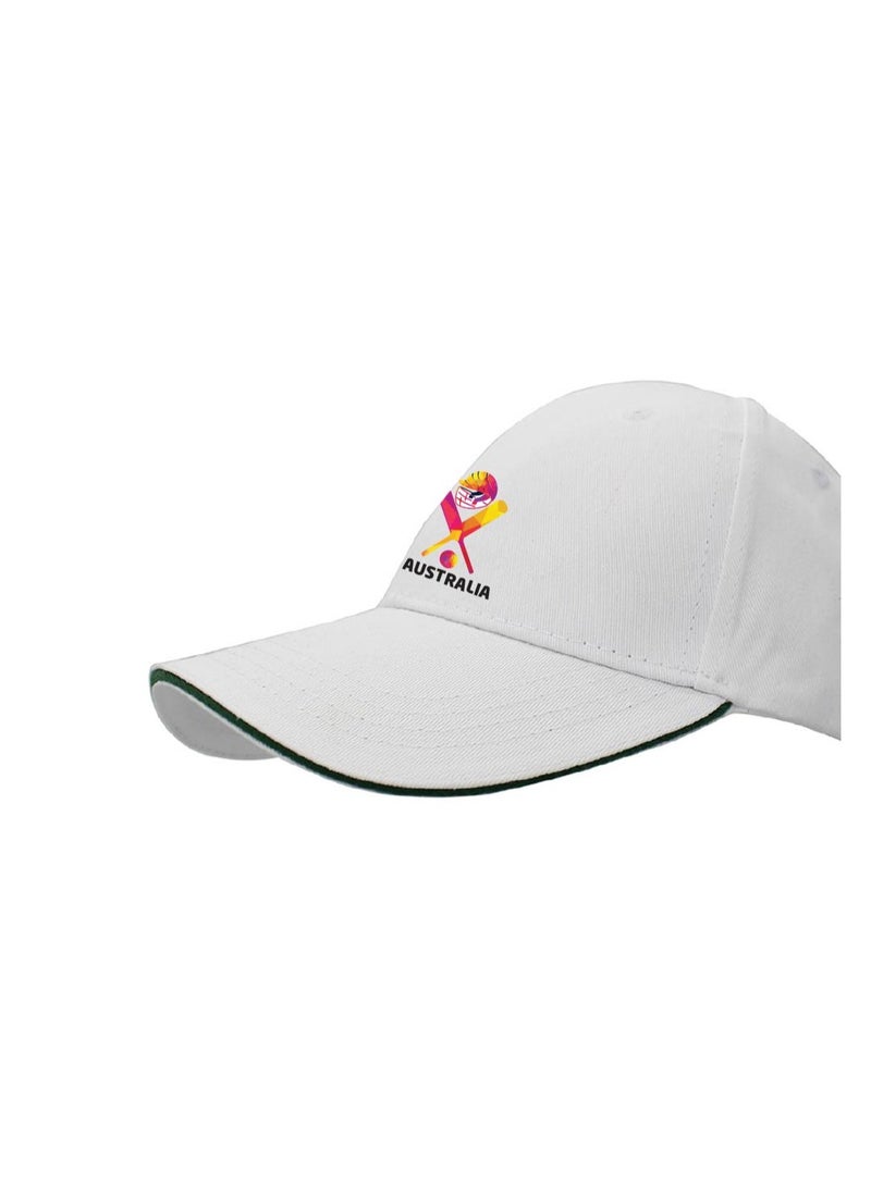 Australia Sports Fans Cricket Cap-Metal Adjustable Buckle Closure Cap For Men And Women-Australia Sports Cricket Caps For Fans-Unisex Cricket Cap For Cricket Matches-Ideal For Everyday Wear  - Image 5