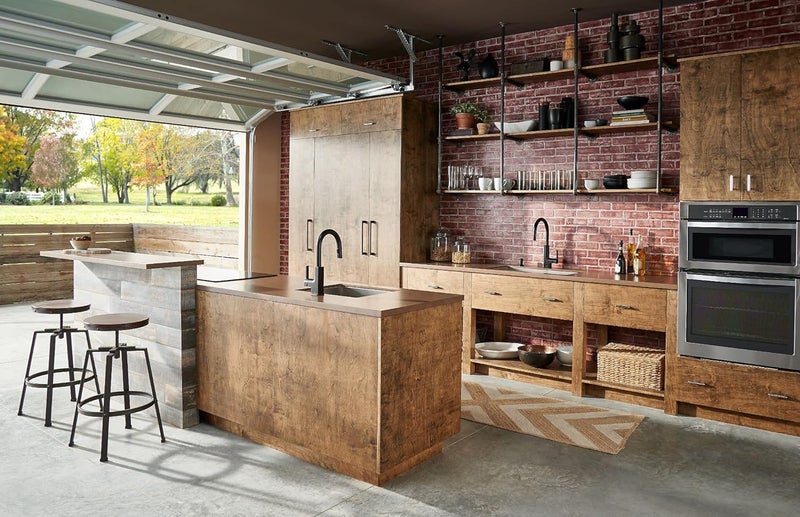 Moen Matte Black Deck Mounted Modern Soap Dispenser with Refillable Bottle for Kitchen Sink - Image 3