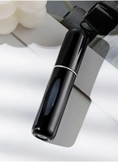 كلين ويف زجاجات رذاذ عطر صغيرة – عبوتان بحجم سفر قابل لإعادة التعبئة (5 مل) باللون الأسود – مضخة رائحة محمولة مقاومة للتسرب للمحفظة والجيب والسفر والاستخدام اليومي - رذاذ عطر رذاذ قابل لإعادة التعبئة  - Image 2
