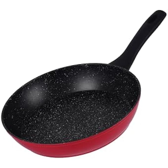 Cookline Forged Aluminum NonStick Fry Pan 26Cm Red Exterior Induction Compatible Heat Resistant Handle - Image 1