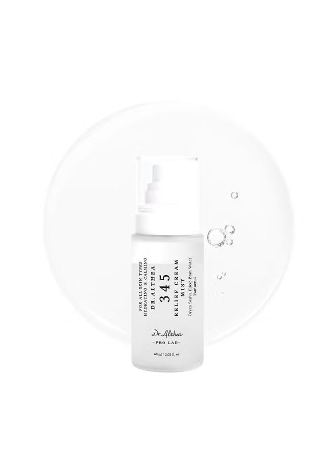 Dr.althea Dr. Althea 345 Relief Cream 50ml & Relief Cream Mist 60ml Duo | Soothing, Calming & Hydrating Care for Sensitive Skin - Image 2