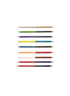 Faber-Castell Bi-Colour Pencil, Pack of 18 (Assorted)
