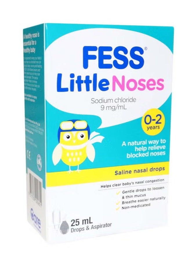 فيس ليتل نوزز نقط ملحية للأنف 25 مل