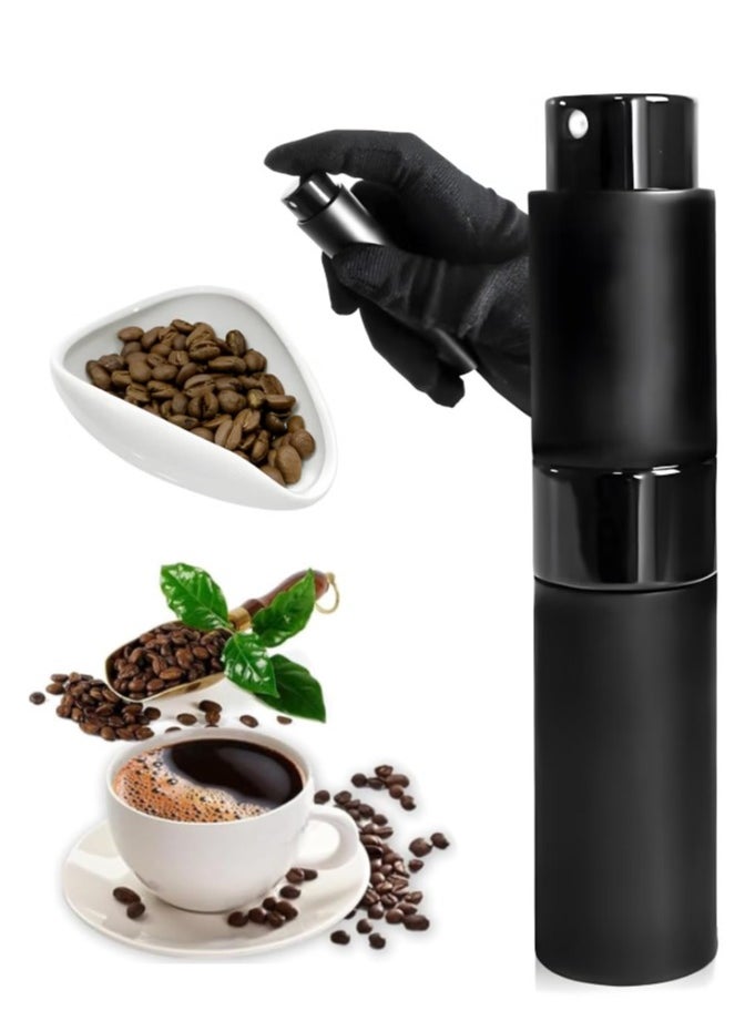 Coffee Bean Spray 30ml, V60 Coffee Spray Bottle, Coffee Bar Accessories, Refillable Perfume Atomizer for Espresso and Coffee Dosing Cup