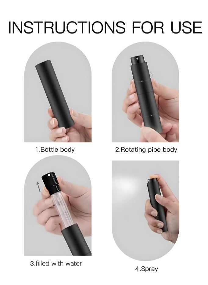 Coffee Bean Spray 30ml, V60 Coffee Spray Bottle, Coffee Bar Accessories, Refillable Perfume Atomizer for Espresso and Coffee Dosing Cup