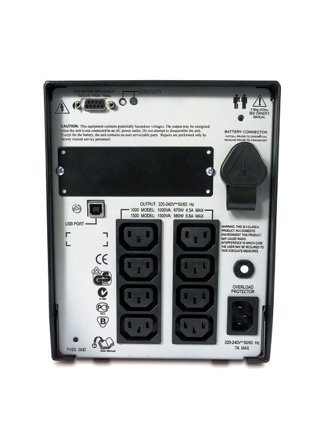 APC Smart-UPS 1500VA / 980W 230V New Battery Tested Woking (Renewed) Line-Interactive USB & Serial LED Display Reliable Power Protection - Image 2