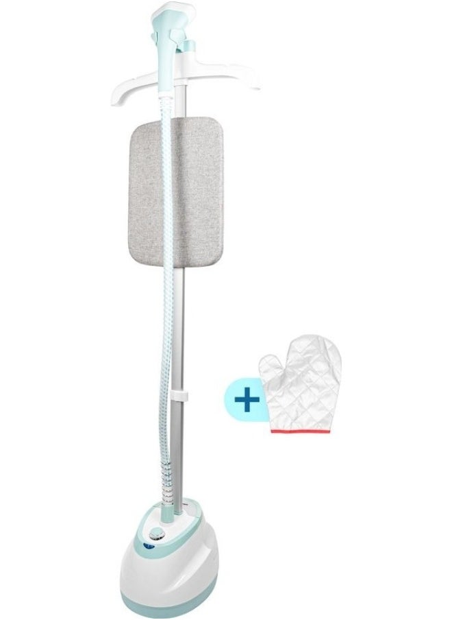 Generic - Garment Steamer with Adjustable Pole, 1.6L, 1800W, Light Green/White - Image 1