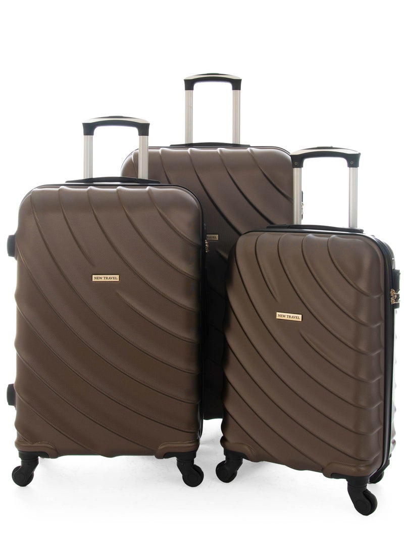 NEW TRAVEL HARD Luggage set 3 pieces size 28/24/20  inch BR1098/3P - Image 1