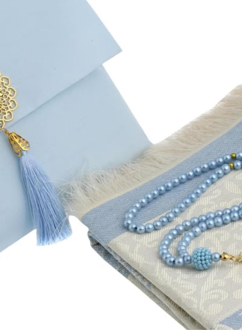 Aramu Soft Prayer Rug with Prayer Beads and Portable Bag for Women Men Kids  - Image 4
