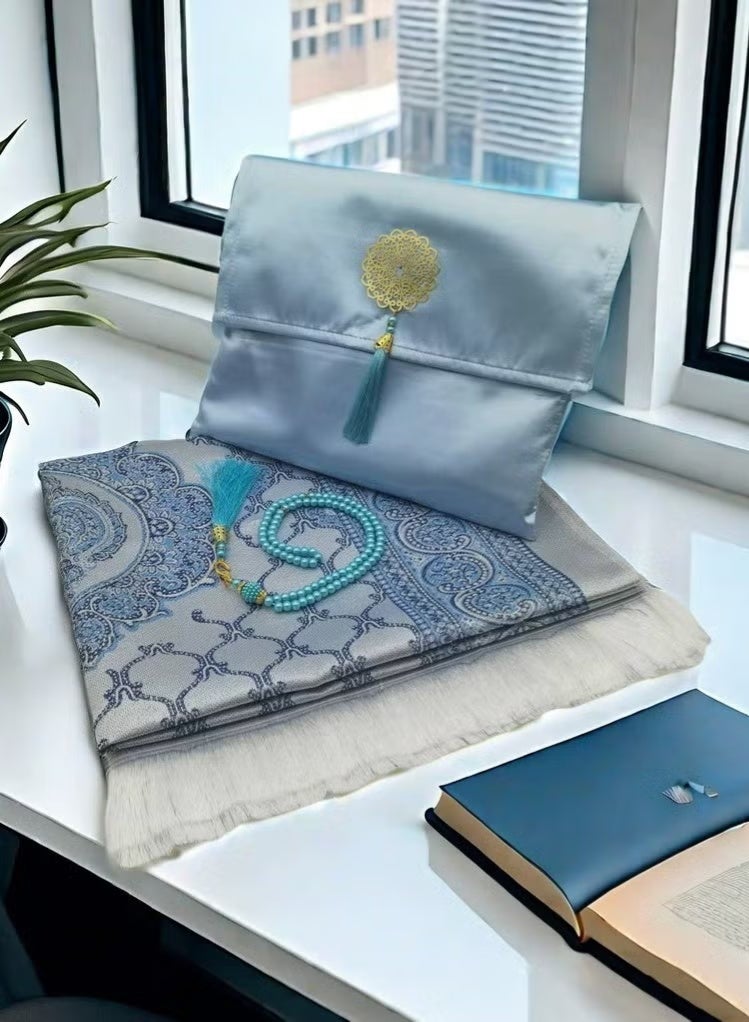 Aramu Soft Prayer Rug with Prayer Beads and Portable Bag for Women Men Kids  - Image 5