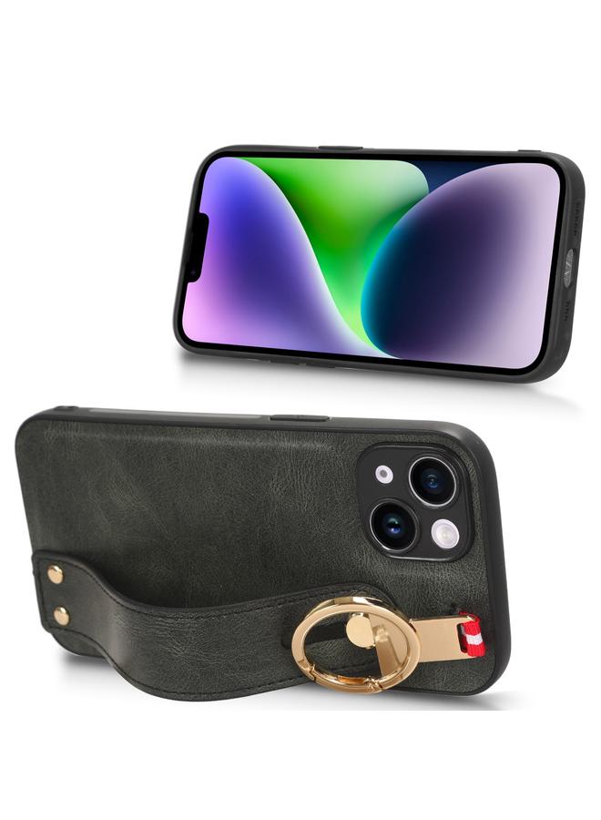 S-TOP Case For iPhone 13 mini Wristband Leather Back Phone Case - Image 3