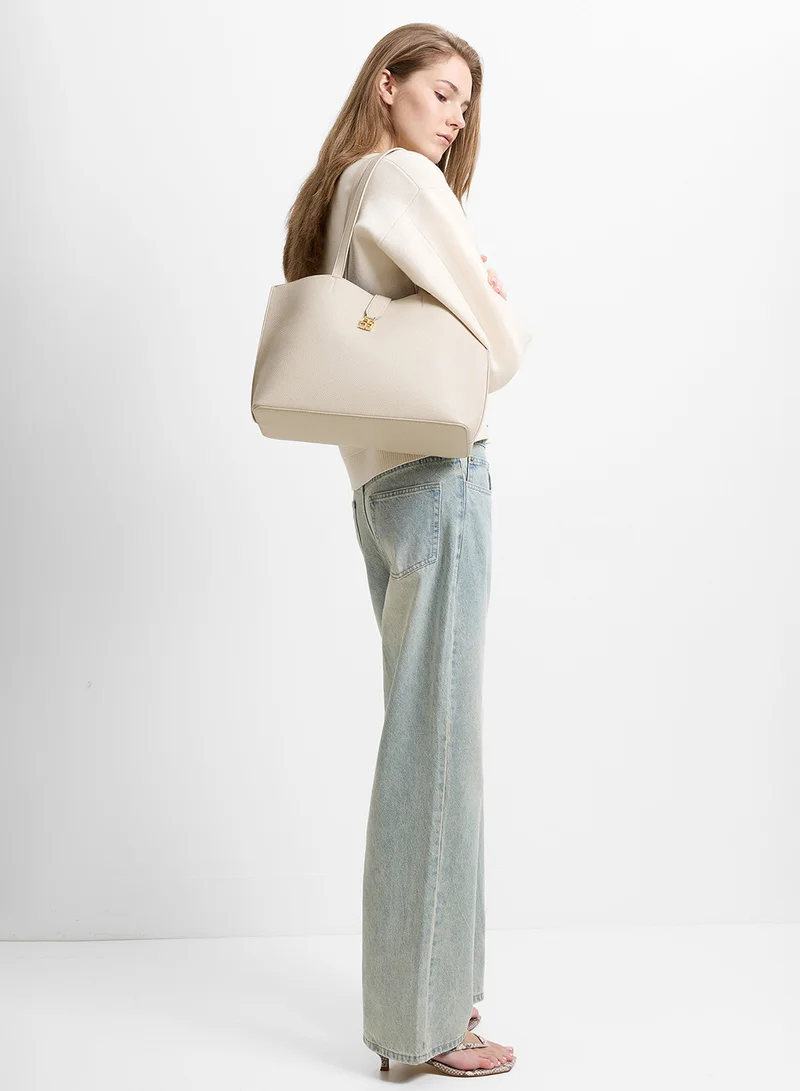 French Connection One Size Women Beige Emili Large Tote Bag for Women | Best Price UAE
