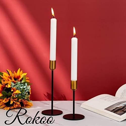 ROKOO Diwali Decor Unscented White Simple Pillar Candles Pack of 20,5-inch Long 6 Hour Burning Candle Perfect for Emergency, Chime Candles, Candles for Wedding, Dinner, Christmas Home Decorations (Ivory) - Image 3