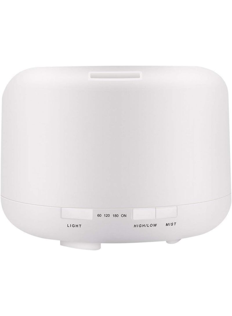 BLOOMING TIME Ultrasonic Air Humidifier for room, Aromatherapy Diffuser with 7-Colour LED Lights, 500ml Aroma Essential Oil Diffuser for Home, Office - Image 1