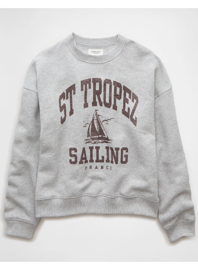 American Eagle AE Destination Graphic Sweatshirt  - Image 4