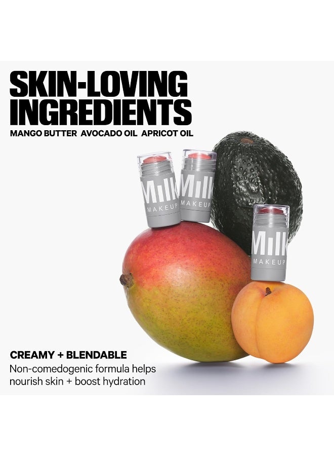 MILK MAKEUP Lip And Cheek Tint - Pigmented Cream Stick - Natural Vegan Formula - 6Ml (Dash-Light Pink) - Image 4