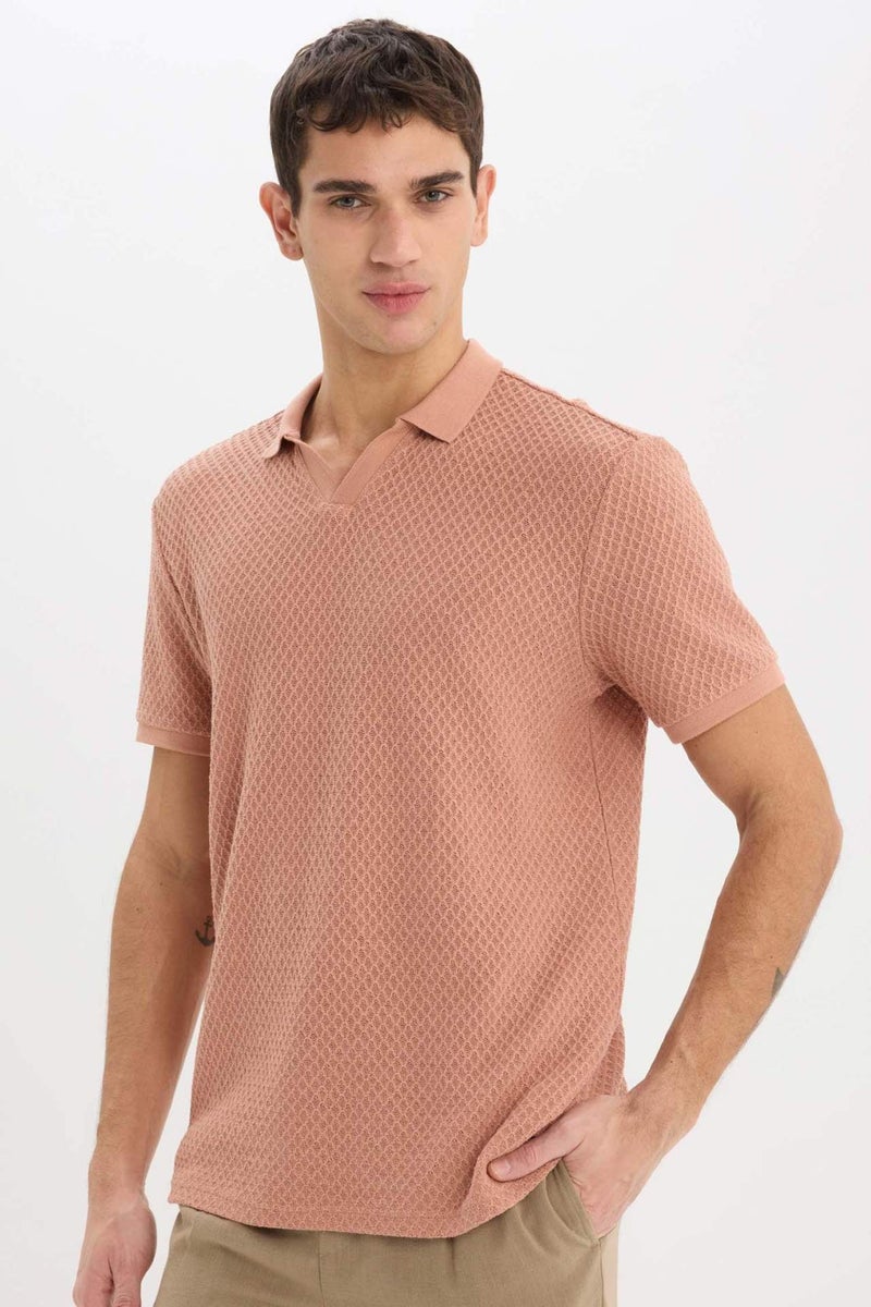 DeFacto Regular Fit Short Sleeve Polo T-Shirt - Image 1